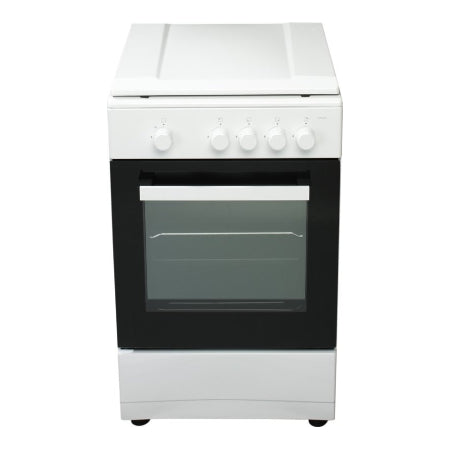 Everglades gasfornuis met gasoven EVCK039 - Wit - 50cm