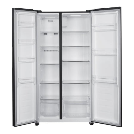 Exquisit Amerikaanse koelkast CDJ445-041EG - Inox