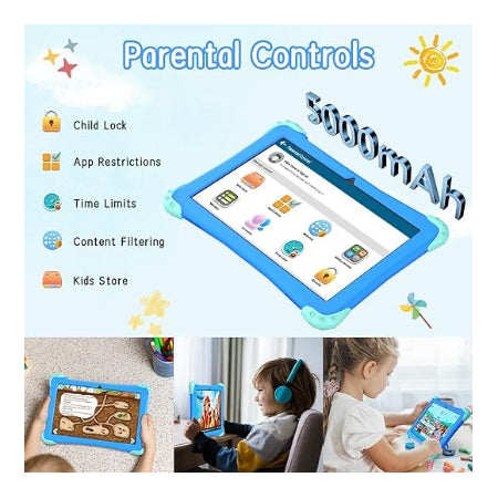 EagleSoar - 10.1 inch kindertablet - blauw