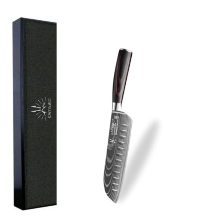 Set van 3 Japanse messen - Chef Tanaka - Forest Wood