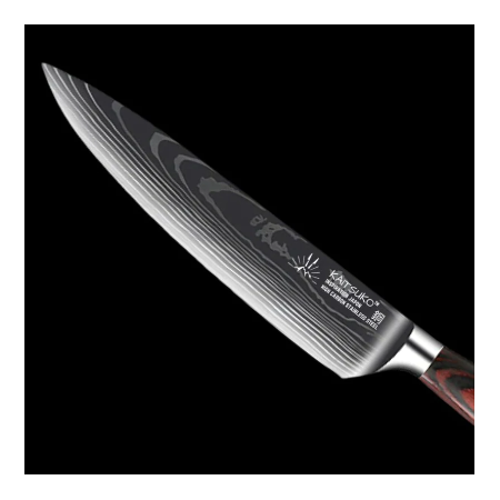 Set van 3 Japanse messen - Chef Tanaka - Forest Wood