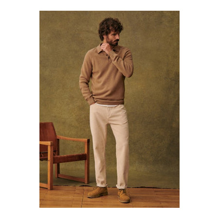 Octobre Heren Trui Moreno Camel - Maat XL