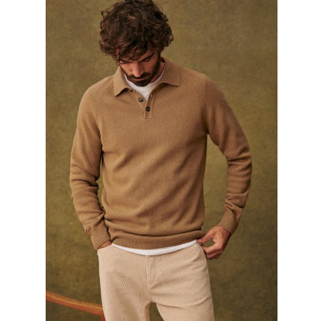 Octobre Heren Trui Moreno Camel - Maat XL