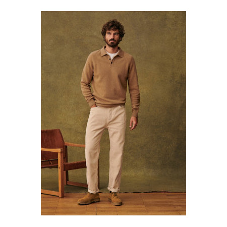 Octobre Heren Trui Moreno Camel - Maat XL