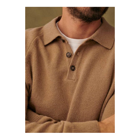 Octobre Heren Trui Moreno Camel - Maat XL