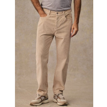 Broek heren Albano fluweel - licht beige - Maat 34