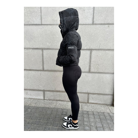 Concrete Dames Puffer Jacket - Black - Maat 40