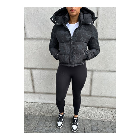 Concrete Dames Puffer Jacket - Black - Maat 40