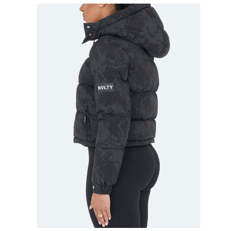 Concrete Dames Puffer Jacket - Black - Maat 40