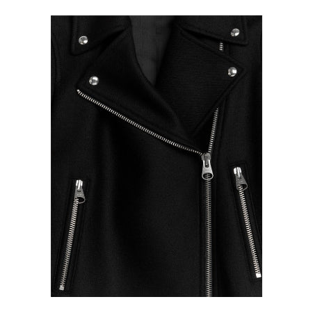 Arket - Dames Bikerjack van wolmix - Maat 42