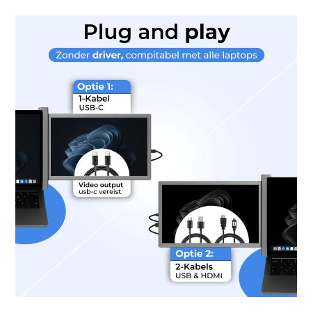 Portable Monitor Link 14.1 inch voor laptop