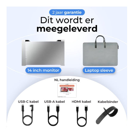 Portable Monitor Link 14.1 inch voor laptop