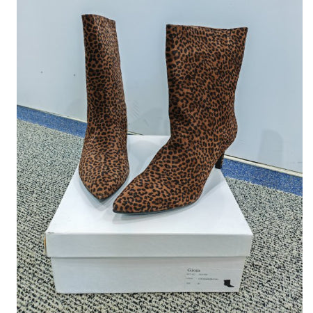 Gioia Chita Luipaard print laarsjes - Maat 37