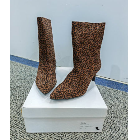 Gioia Chita Luipaard print laarsjes - Maat 36