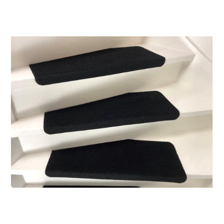 Trapmatten - 15 stuks - Robuust diep zwart - 65x22x3,5 cm - Rechthoekig