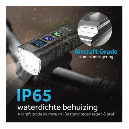 Tikkens LED Fietsverlichting 1600 Lumen