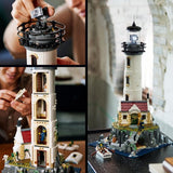 LEGO Ideas Gemotoriseerde vuurtoren met Lichtjes - 21335