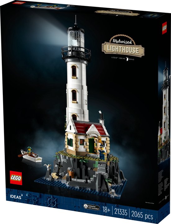 LEGO Ideas Gemotoriseerde vuurtoren met Lichtjes - 21335