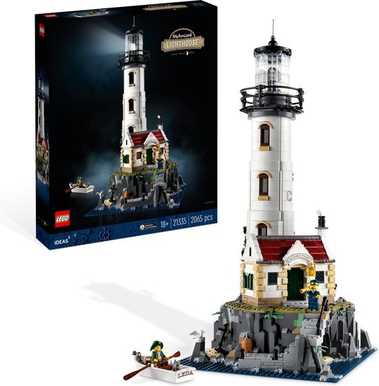LEGO Ideas Gemotoriseerde vuurtoren met Lichtjes - 21335