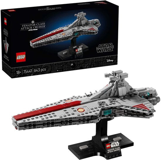 LEGO Star Wars Venator-Class Attack Cruiser - Bouwpakket voor Volwassenen en Decoratie - 75441