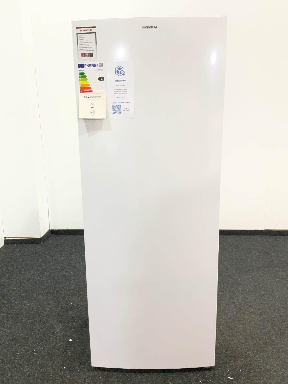 Inventum vrieskast VR1430W - 161 liter - Wit