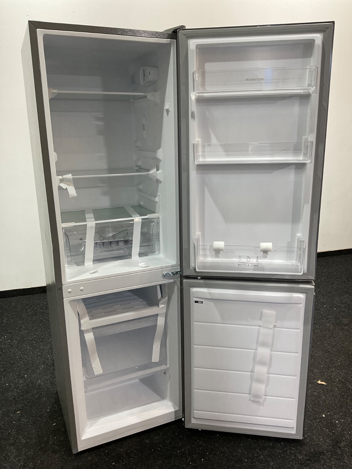 Inventum koelkast KV1500S - Vrijstaand - Zilver