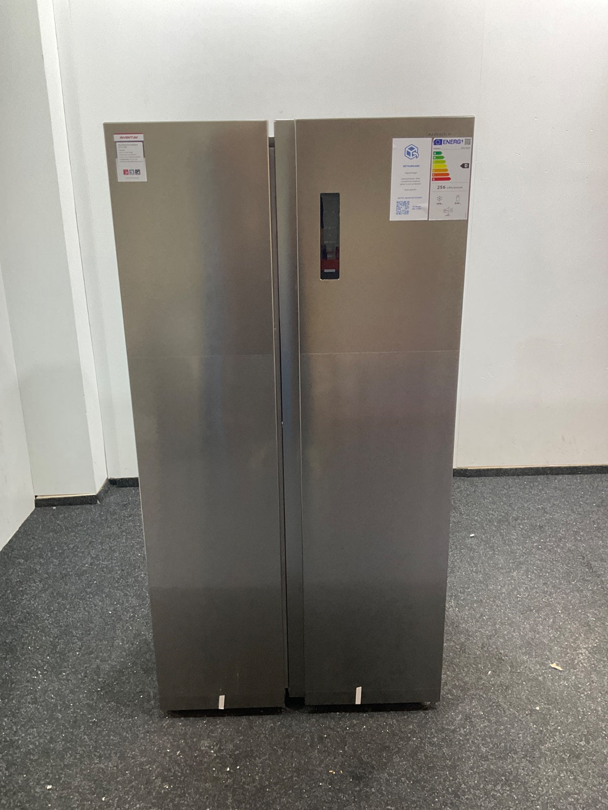 Inventum Amerikaanse koelkast SKV0178R - RVS