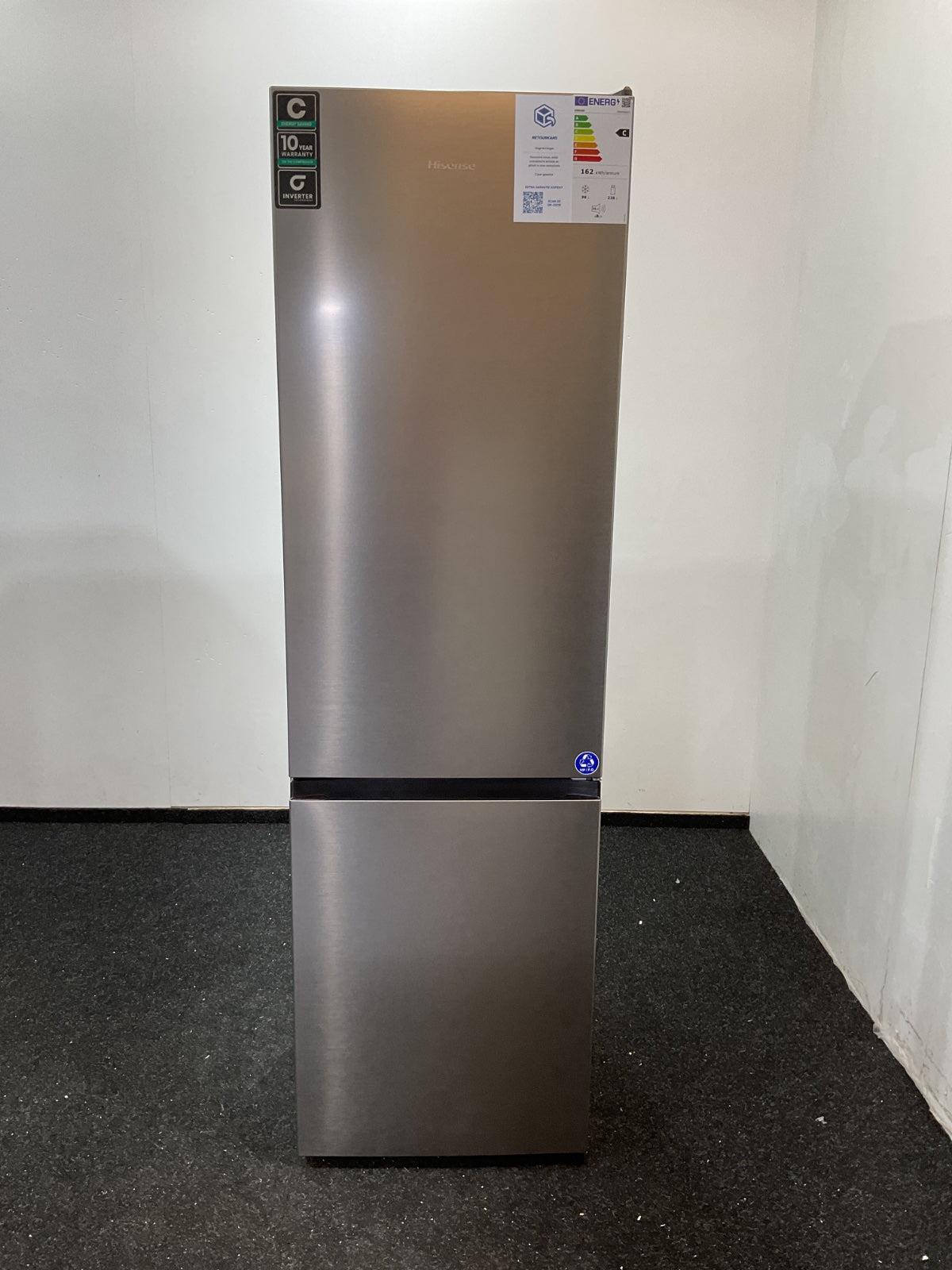 Hisense koelkast RB440N4ACC - RVS look - No frost
