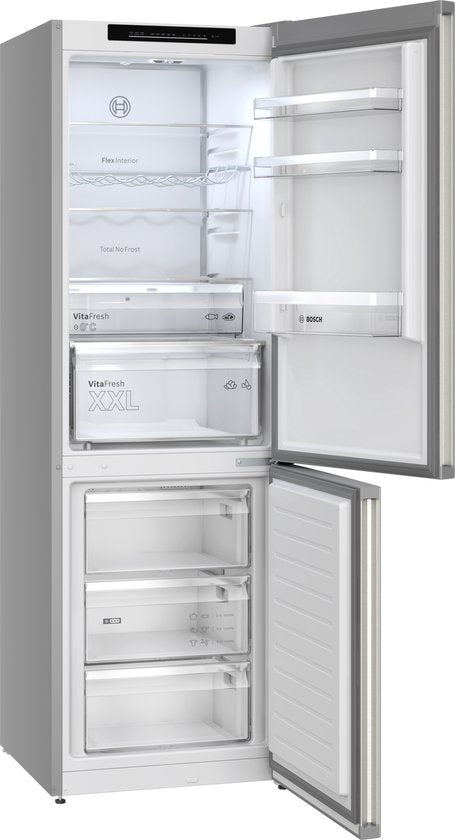 Bosch koelkast Serie 4 KGN362I1F - Total No Frost - RVS
