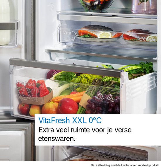 Bosch koelkast Serie 4 KGN362I1F - Total No Frost - RVS
