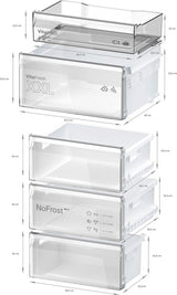 Bosch koelkast Serie 4 KGN362I1F - Total No Frost - RVS