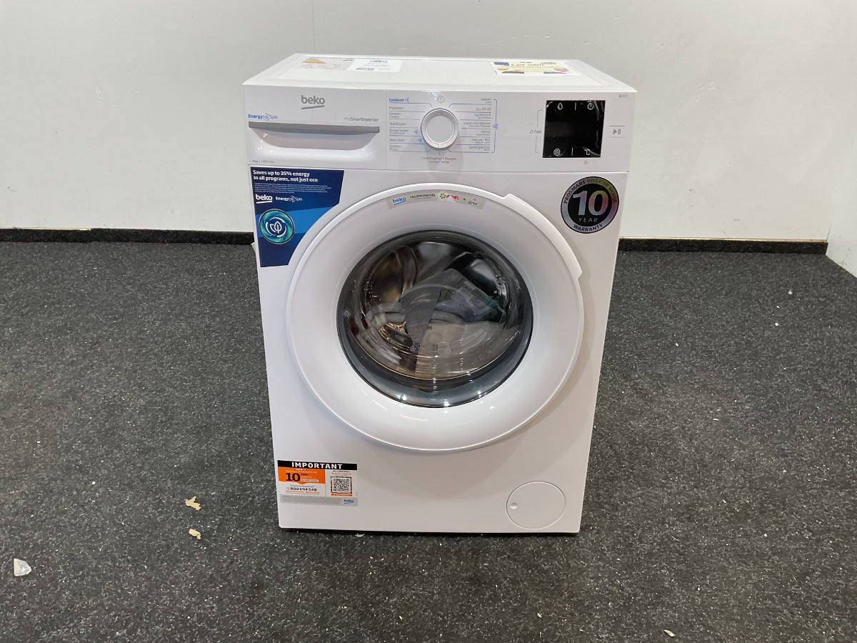 Beko wasmachine b300 BM3WFU38412CW - 8 kg - Wit