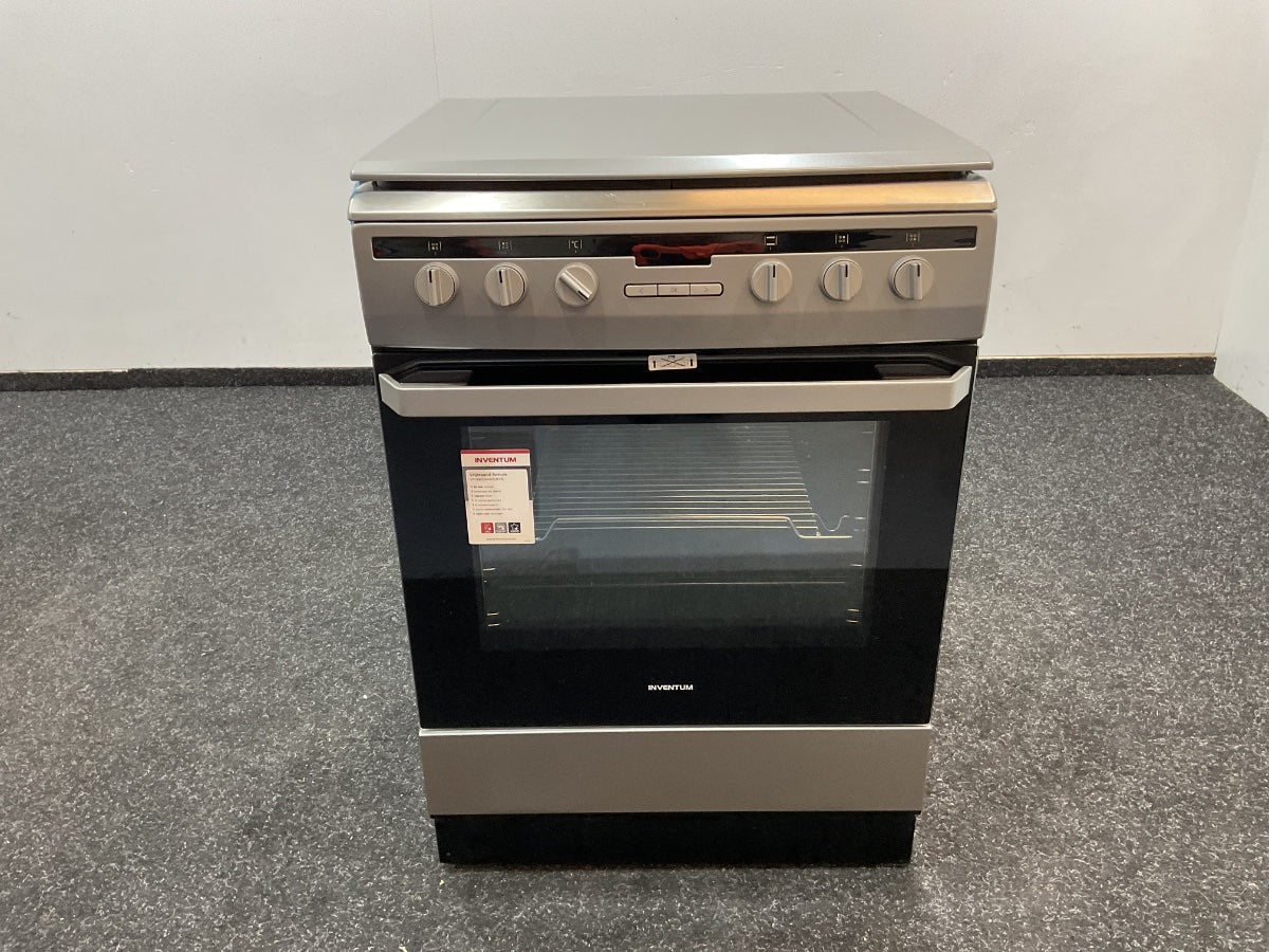 Inventum gasfornuis VFG6034WGRVS - Vrijstaand