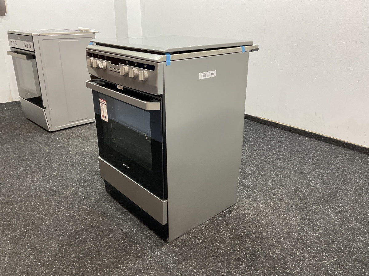 Inventum gasfornuis VFG6034WGRVS - Vrijstaand