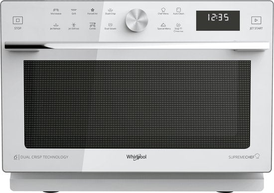 Whirlpool Supreme Chef Combinatiemagnetron MWSC 933 SW - Wit - 33 l - 900 W