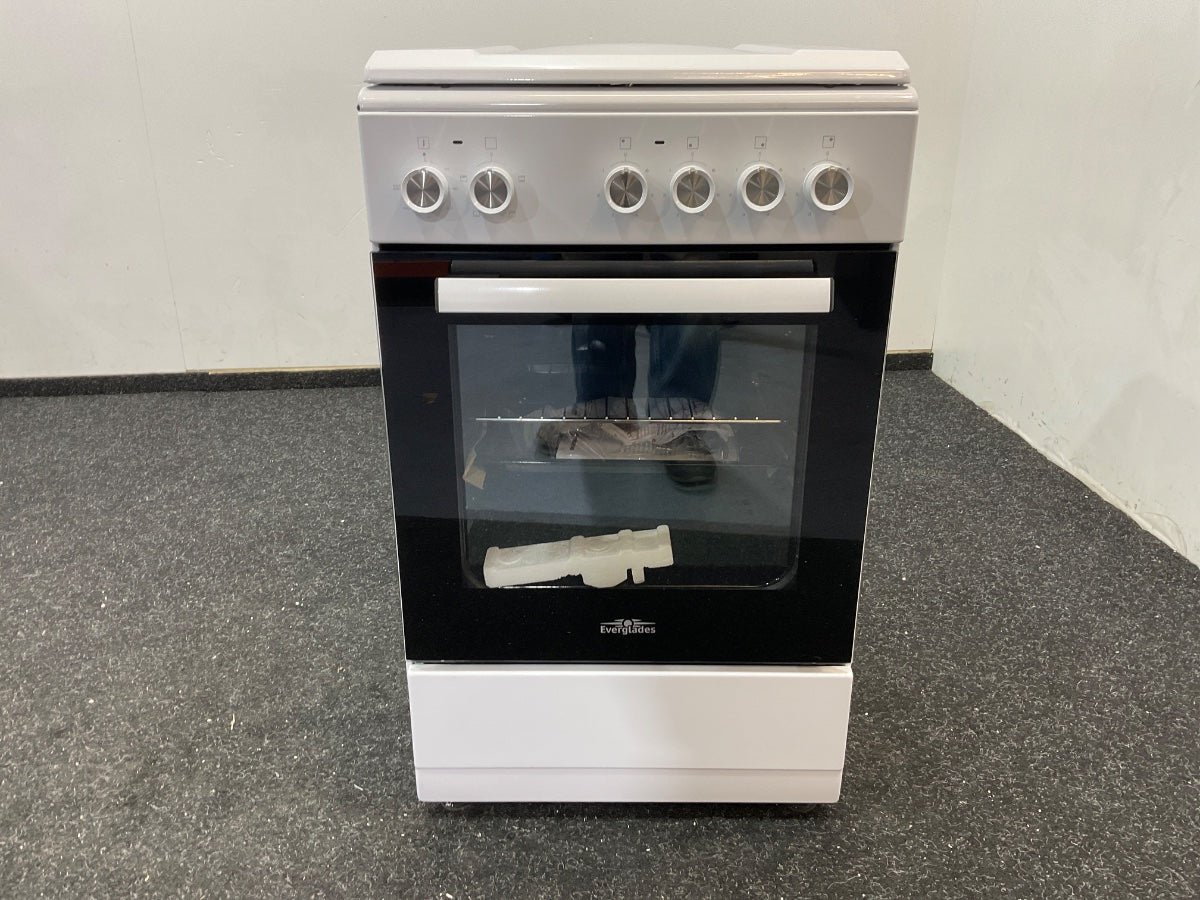 Everglades elektrisch fornuis EVCK5100 - 50 cm - Wit
