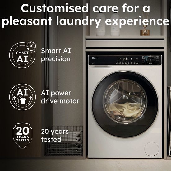 Haier wasmachine HW70-BP14357TU-S - 7 kg - Energieklasse A - Wit