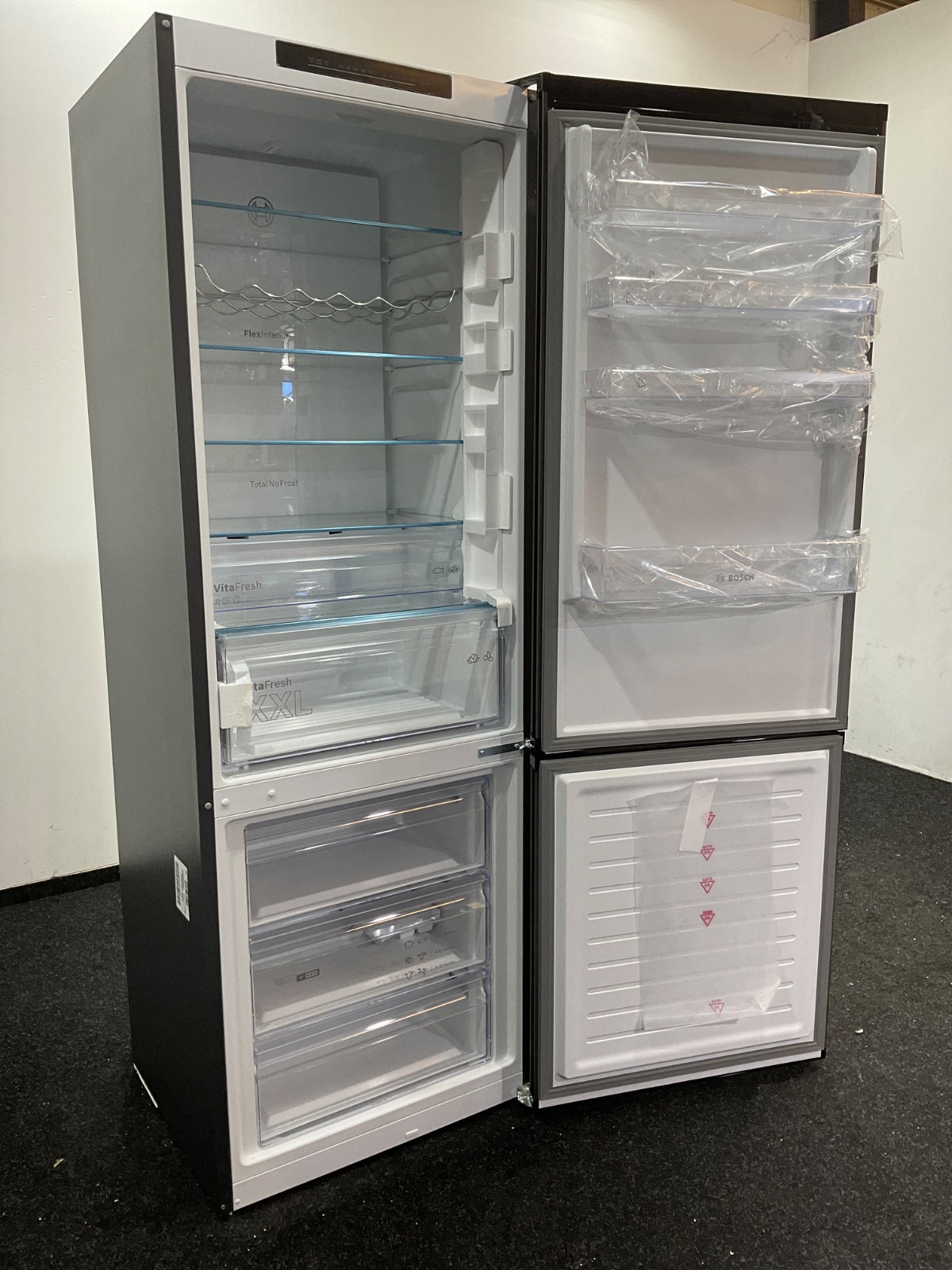 Bosch koelkast KGN492XCF - Serie 4 - Zwart