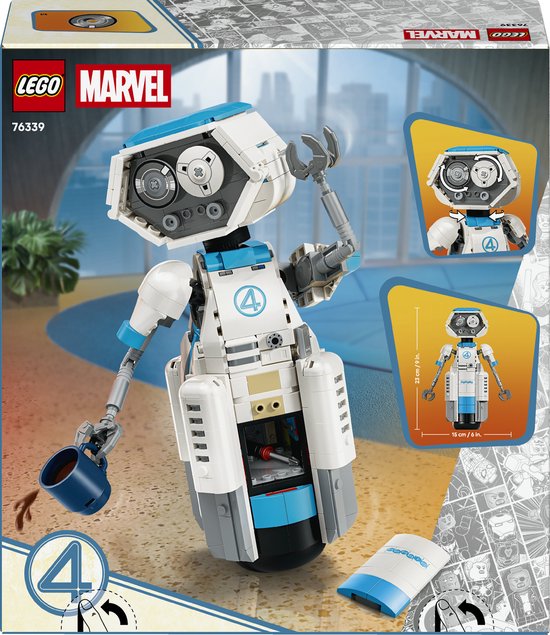 LEGO ǀ Marvel The Fantastic Four H.E.R.B.I.E. Superhelden Bouwpakket voor Kinderen 76339