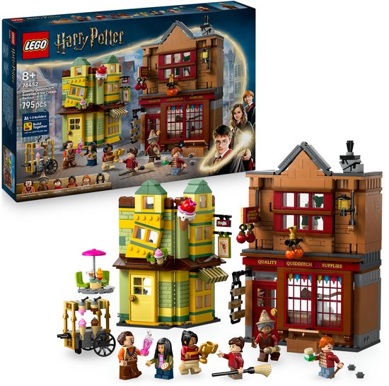 LEGO Harry Potter Zwik & Zwachtels Zwerkbalpaleis en IJssalon Set - 76452