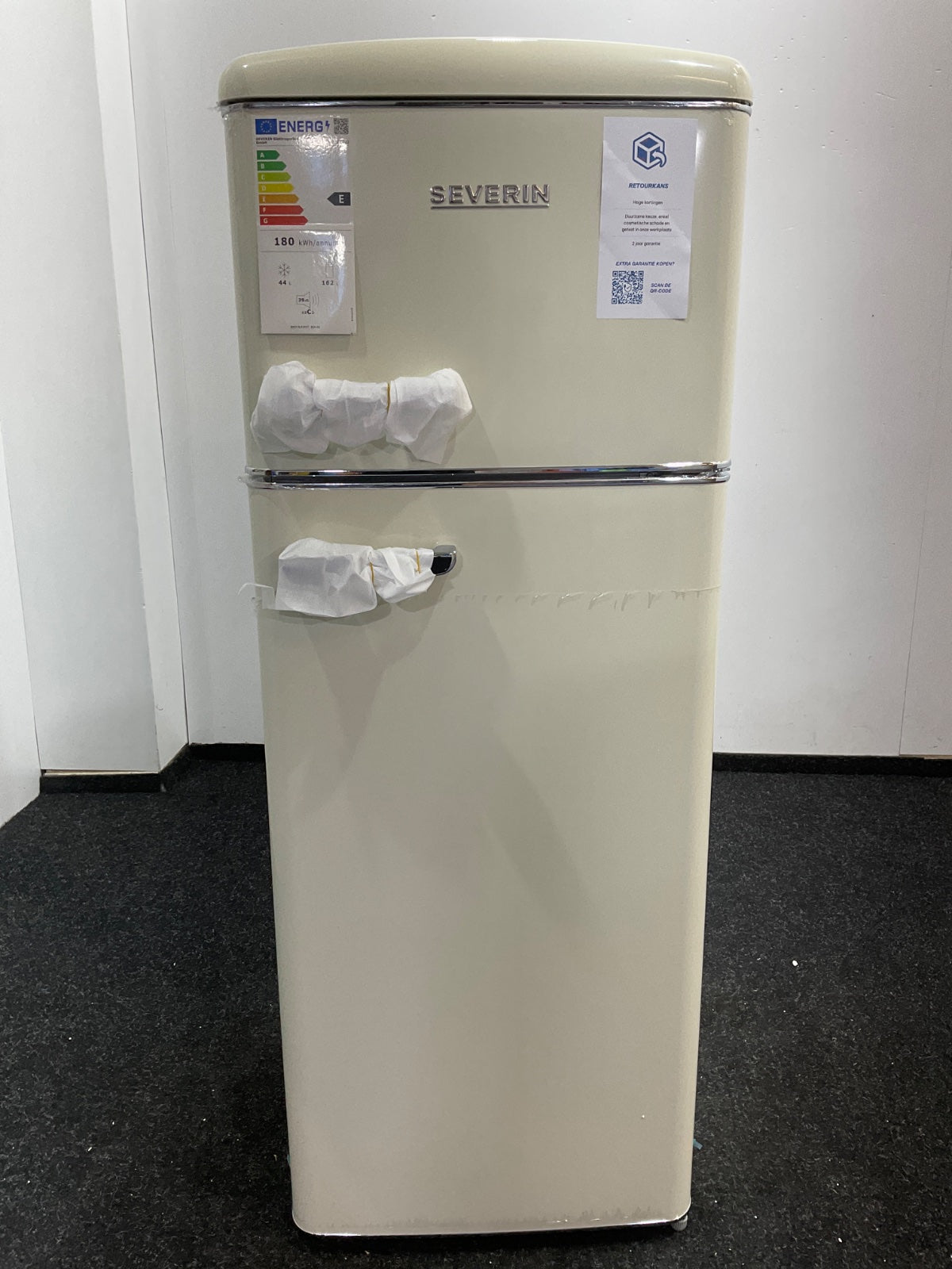 Severin Retro Koelkast 8933 - Vrijstaand - Beige