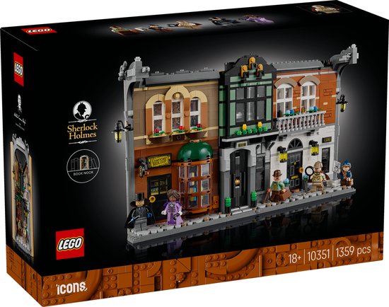 LEGO Icons Boekensteun: Sherlock Holmes, Bouwset - 10351