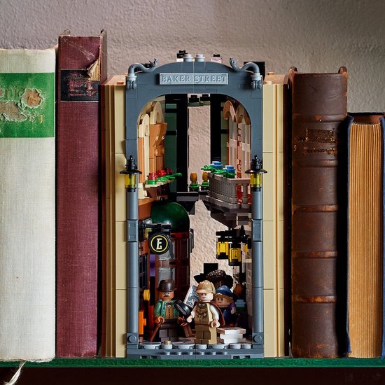 LEGO Icons Boekensteun: Sherlock Holmes, Bouwset - 10351