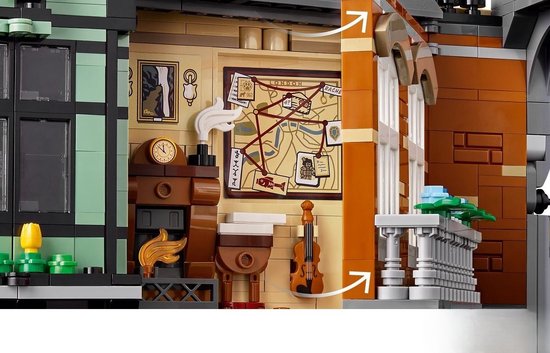 LEGO Icons Boekensteun: Sherlock Holmes, Bouwset - 10351