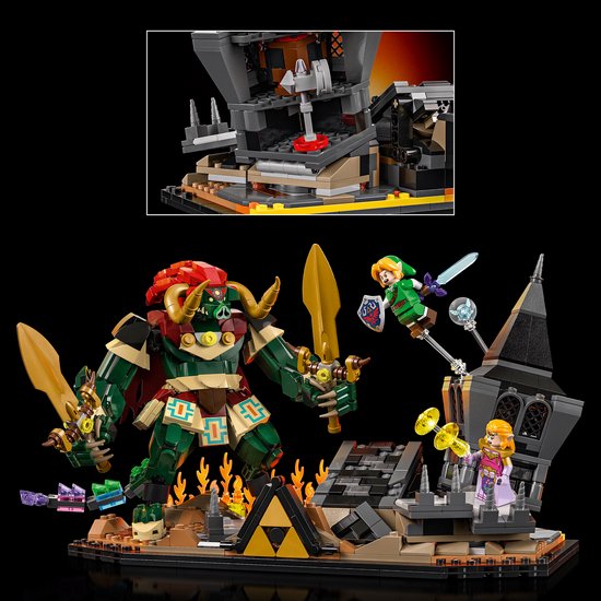 LEGO The Legend of Zelda: Ocarina of Time – The Final Battle - Model Kit for Adults - 77093