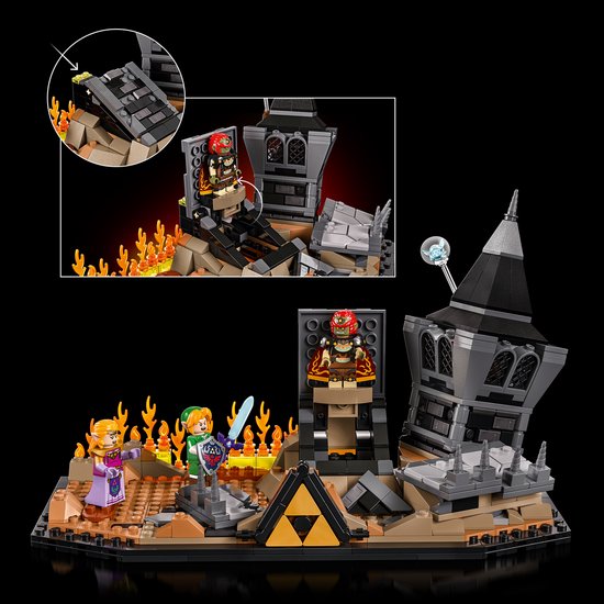 LEGO The Legend of Zelda: Ocarina of Time – The Final Battle - Model Kit for Adults - 77093