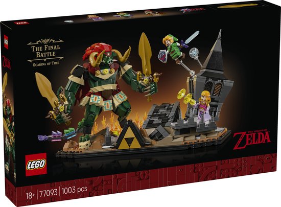 LEGO The Legend of Zelda: Ocarina of Time – The Final Battle - Model Kit for Adults - 77093