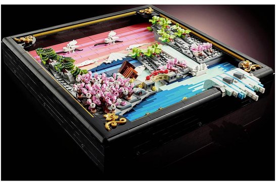 LEGO Art Landschap met Japanse Kersenbloesems Wanddecoratie - 31218