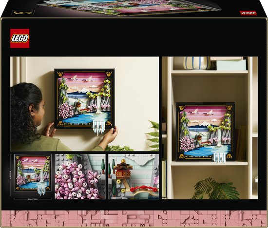 LEGO Art Landschap met Japanse Kersenbloesems Wanddecoratie - 31218