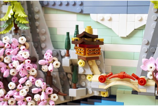 LEGO Art Landschap met Japanse Kersenbloesems Wanddecoratie - 31218